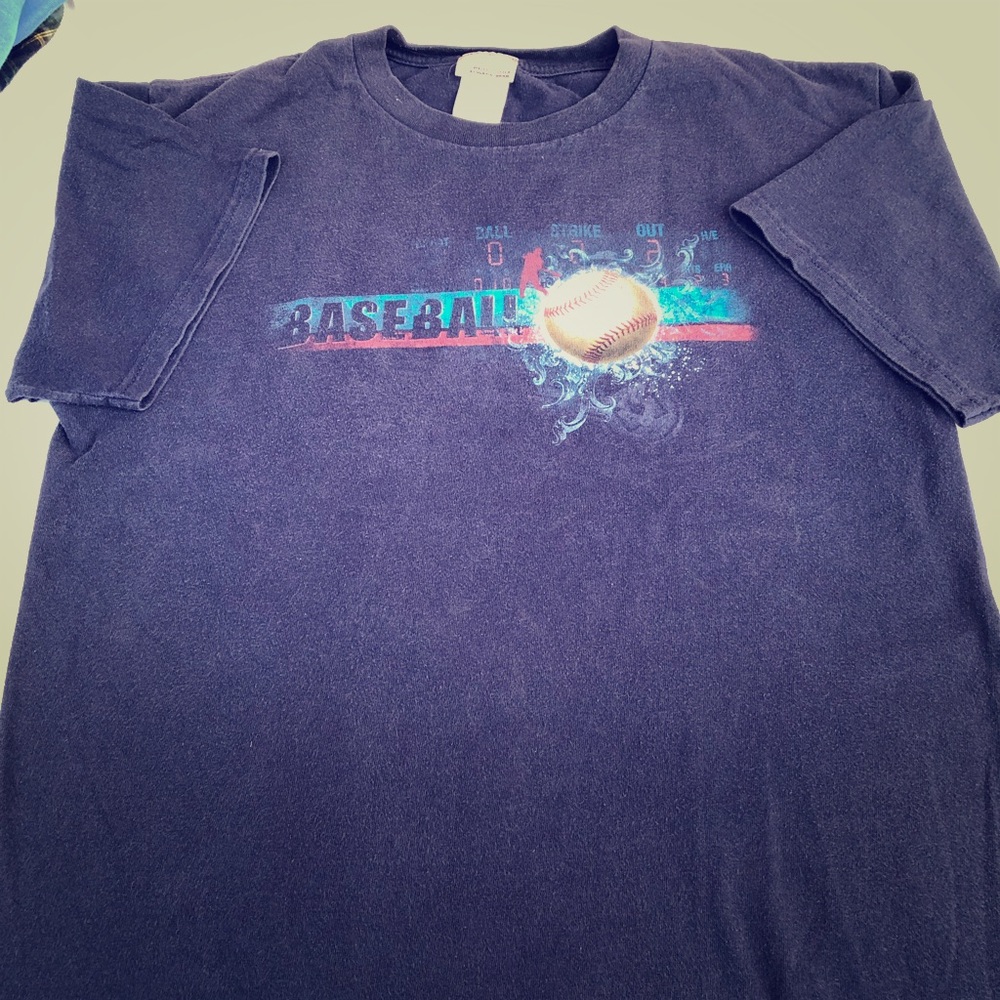 Boys Baseball Design T-Shirt - XL